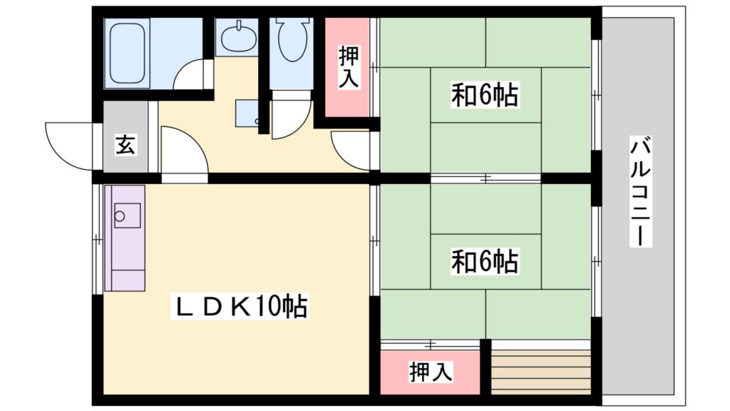 エクセレント宝殿3号棟 間取り図