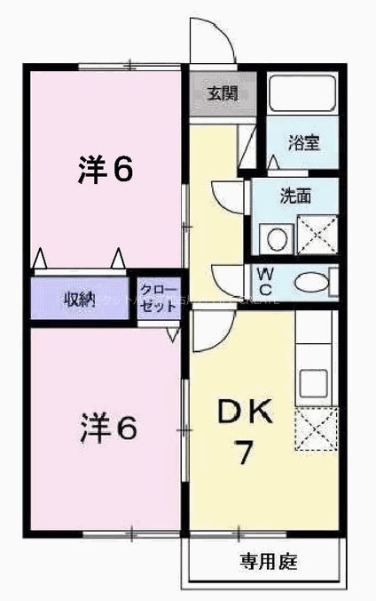 ドミールⅡ 間取り図