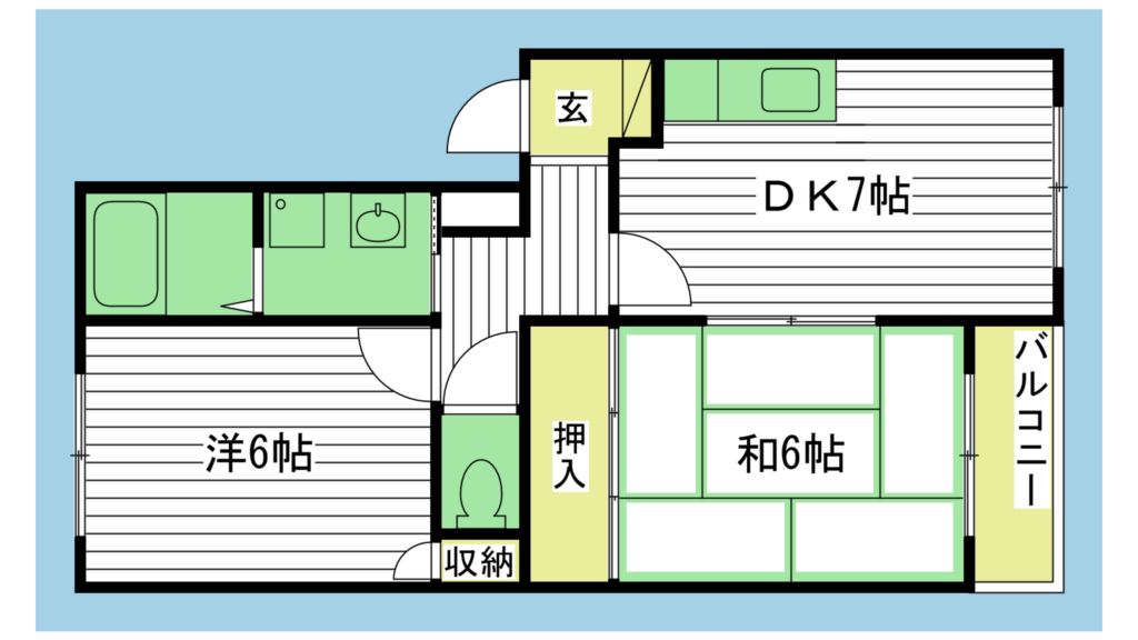 クレスト千秋 間取り図