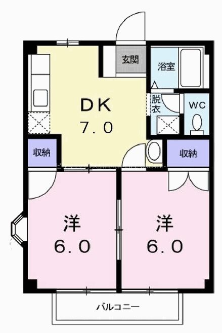 タウニーＳＡ 間取り図