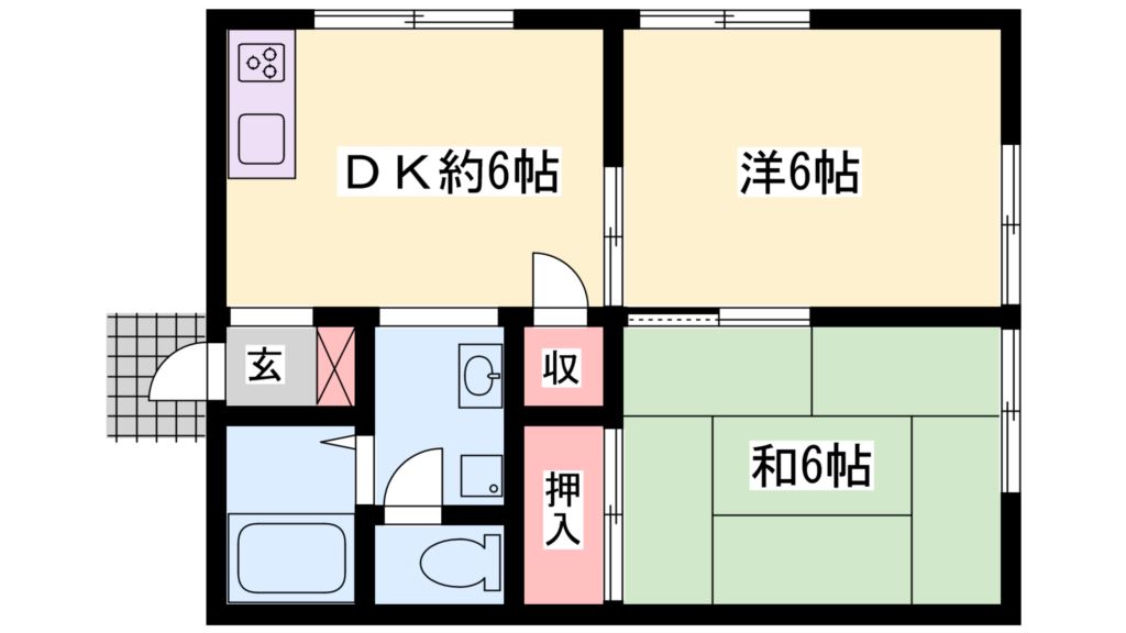 ドミール中津 間取り図