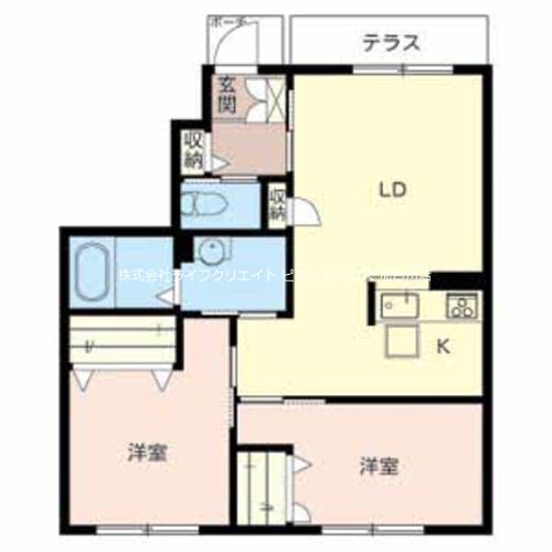 シャーメゾンレーベンＢ 間取り図