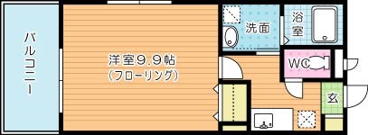 アムールＲＥＶＥ 206号室 間取り