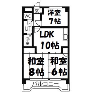 カルチャー八竜 間取り図