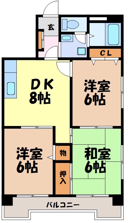 ソシアルアン 間取り図