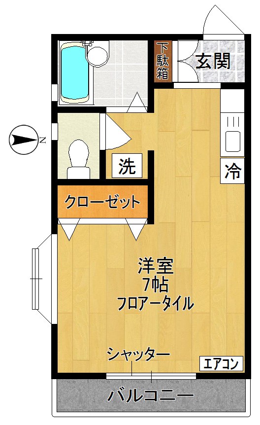 ドミトリー 間取り図