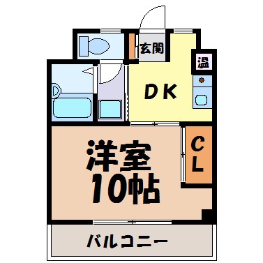 グリーンハイツ徳川 間取り図