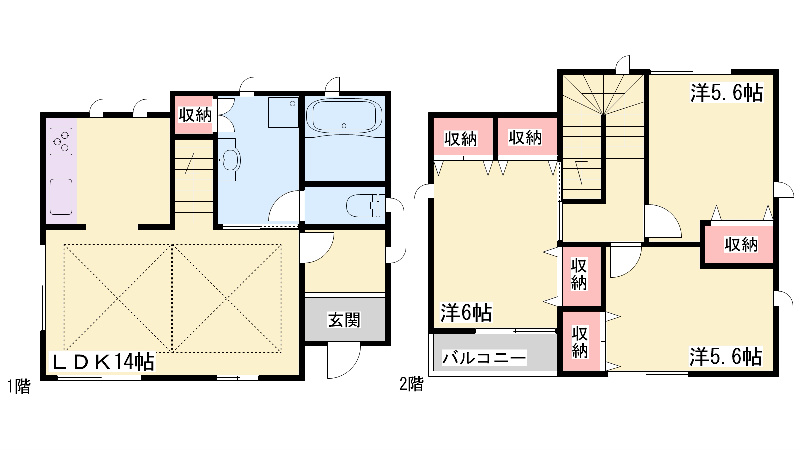 バーナルコート 間取り図