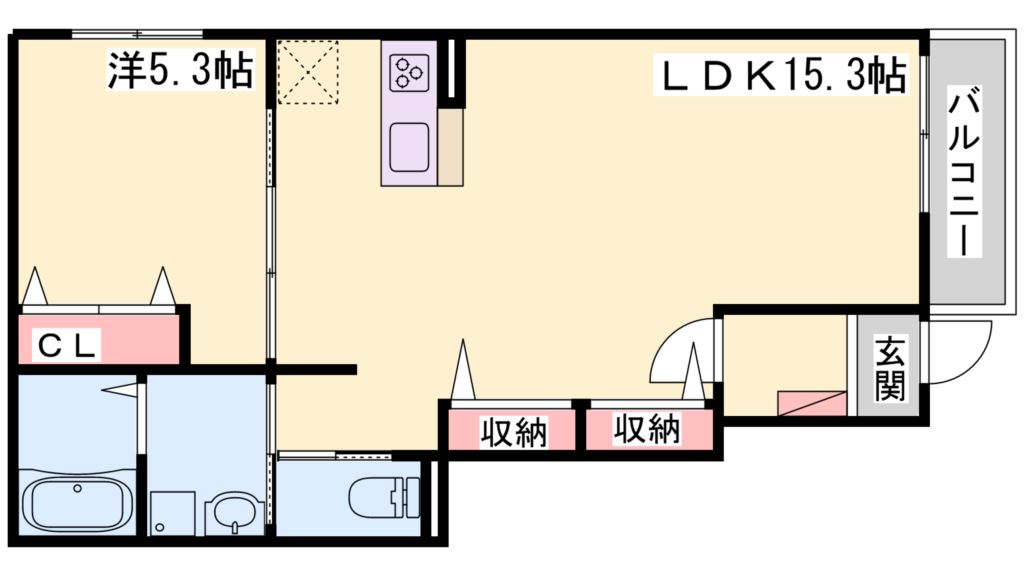アジェント別府 間取り図