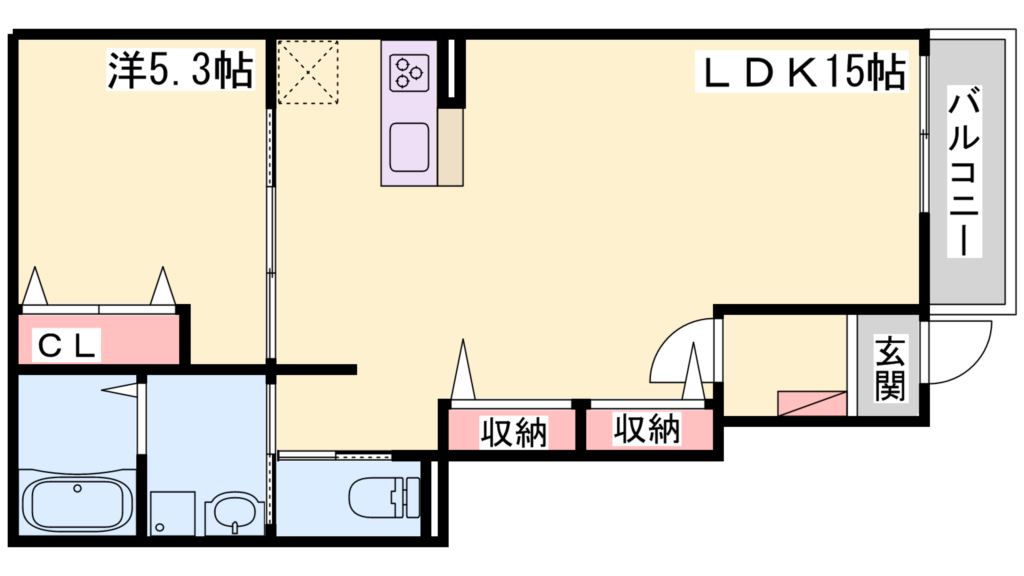 アジェント別府 間取り図