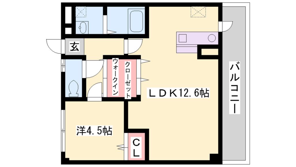 シーガルハウス 間取り図