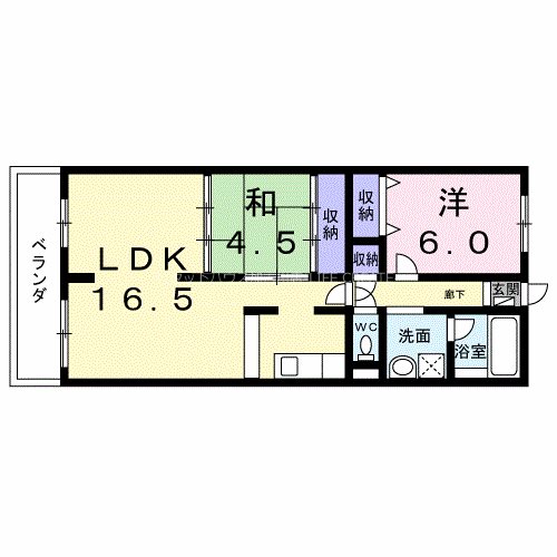 リバーサイドＡ 間取り図