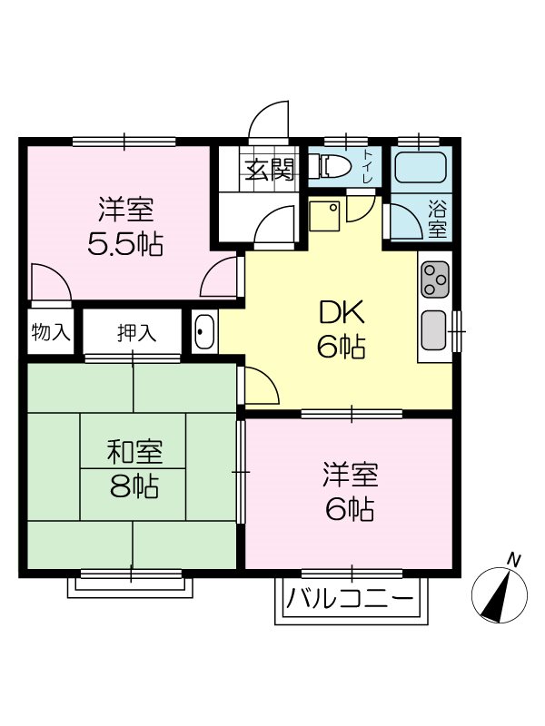トラッド宝殿 間取り図