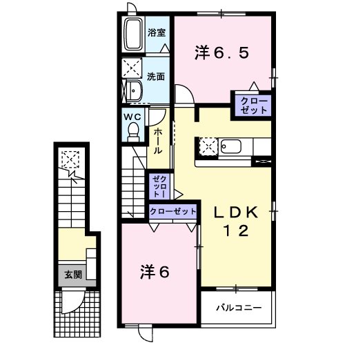 ドルチェＢ 間取り図