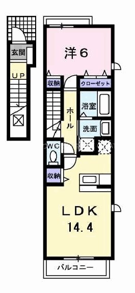 エザンステリトワールブリエ 間取り図