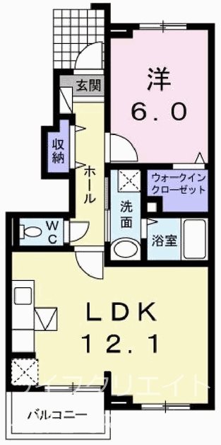 エスペランサ浜の宮Ⅰ 間取り図