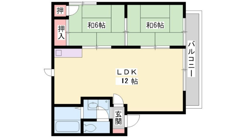 ディアス加友 間取り図
