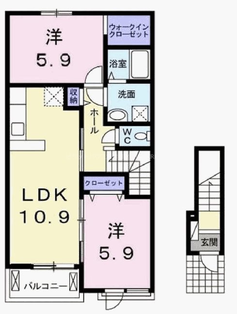 カロス　イーリス 間取り図