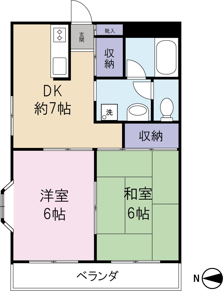 サンライズ春日 間取り