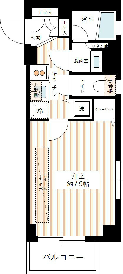 ＭＡＸＩＶ赤羽ＷＥＳＴ 0201号室 間取り