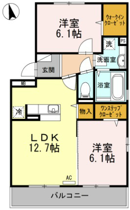 グランイーグルB 間取り
