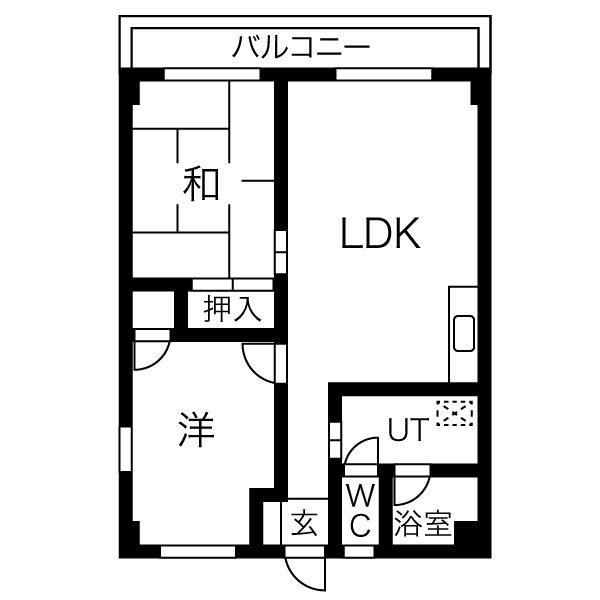 ファイブリーフ東加古川 間取り図