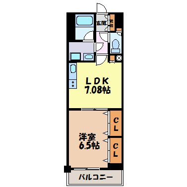 グランドール千種台 間取り図