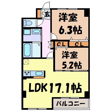 ＲＪＢ　ｐｌａｃｅ 間取り図