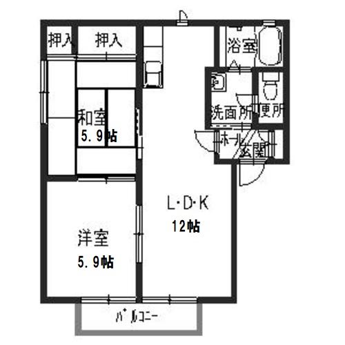 ハピネス 間取り図