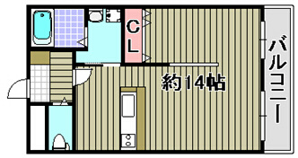 サーク羽倉崎 間取り