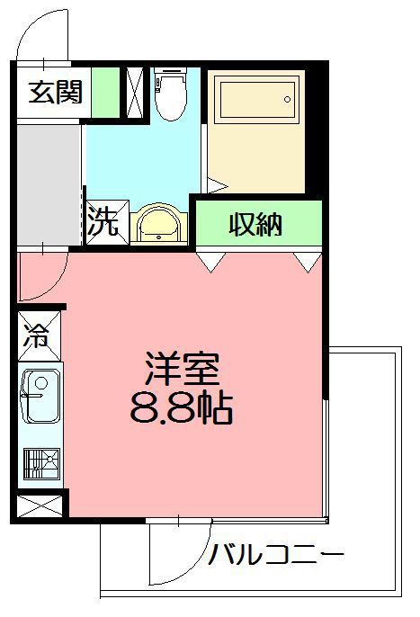 ライフゾーン藤沢 305号室 間取り