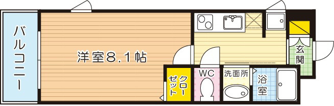 A&E Glanz(エーアンドイーグランツ) 501号室 間取り