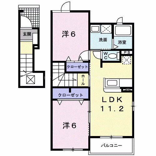 ジェルメ・ミニョン 間取り図