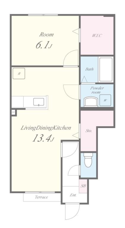 メゾン雅 間取り図