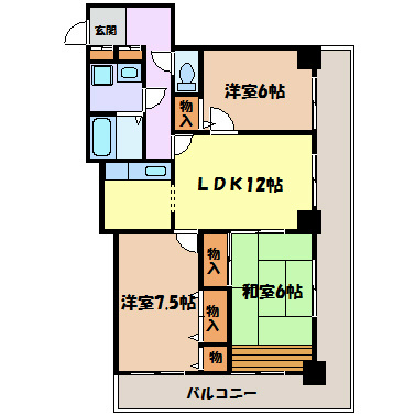 マイルストーン泉 間取り図