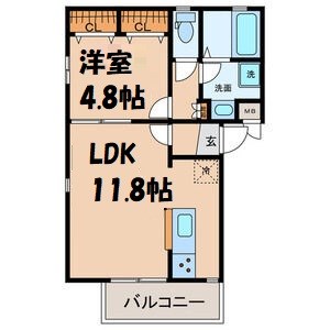 グランレーヴ浄心 間取り