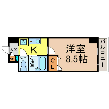 愛知県名古屋市中区新栄１丁目 間取り