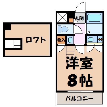 桜マンションⅡ 間取り図