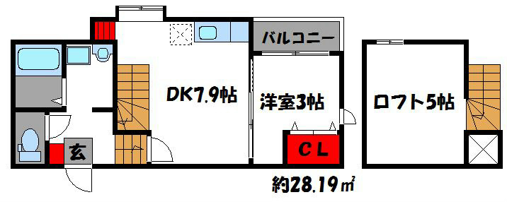 メゾンソレイユ2 間取り