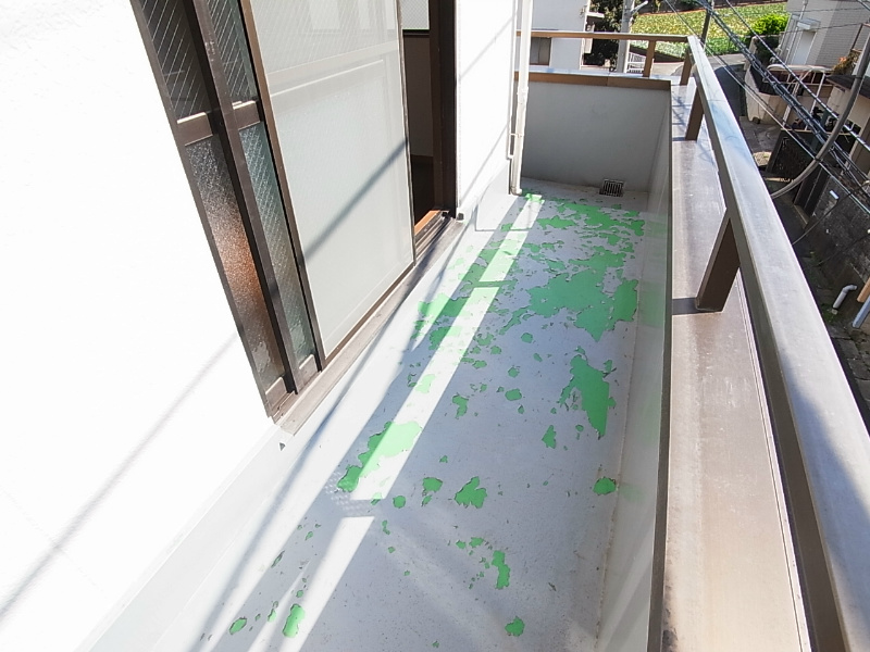 上田コーポ ベランダ