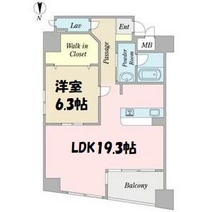 プロシード新瑞橋 間取り図
