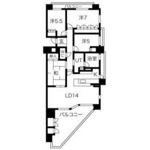 グレンパーク瑞穂通 間取り図