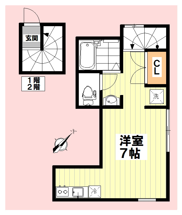 アクシオン大森 間取り図