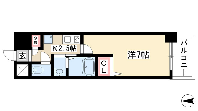 愛知県名古屋市中区上前津１丁目 間取り