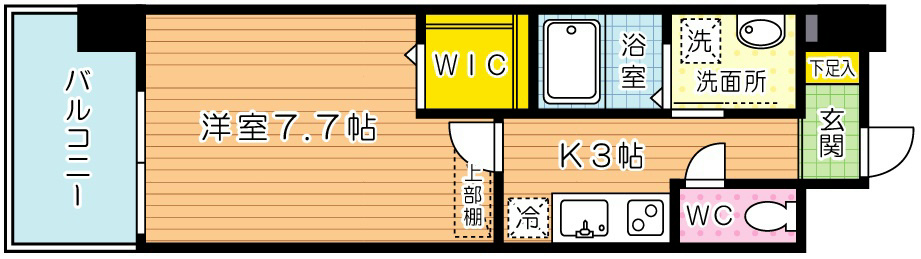 アルティザ小倉 310号室 間取り