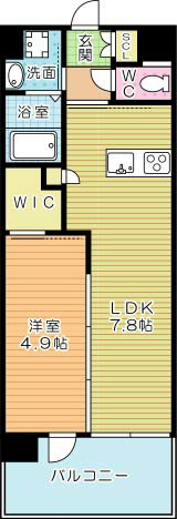 メゾンドヒロ 802号室 間取り