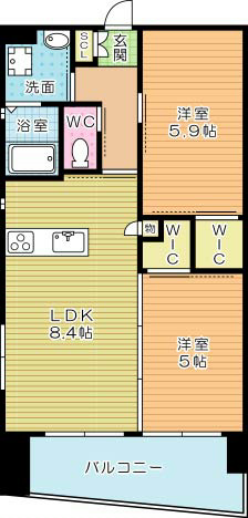 メゾンドヒロ 601号室 間取り