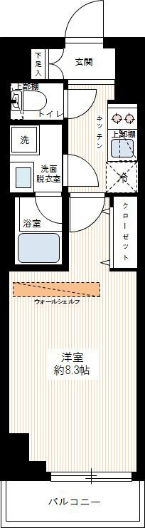 ブライズ亀戸ＤＵＥ 0207号室 間取り