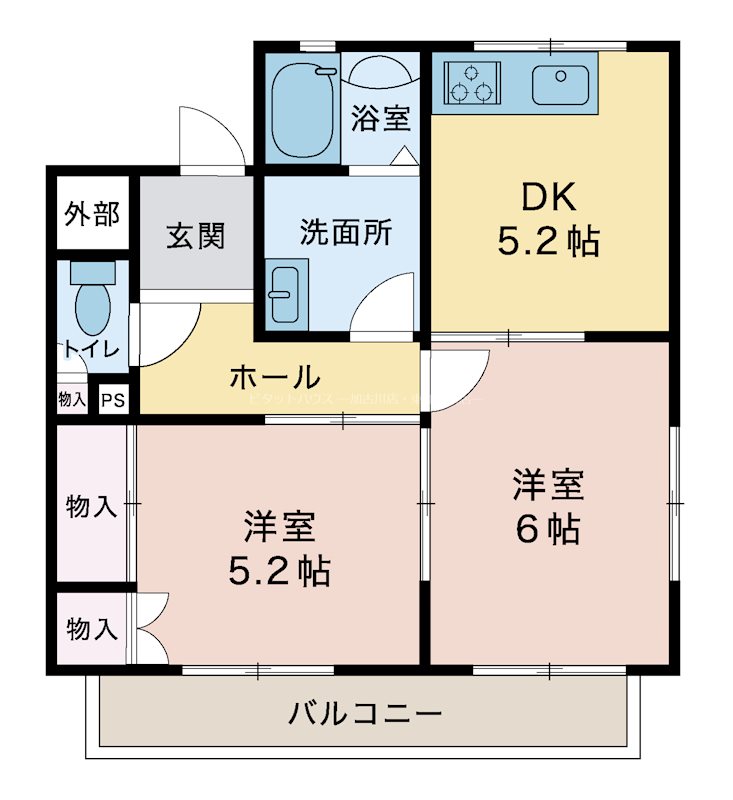 パインコート 間取り図
