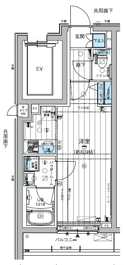 メインステージ板橋蓮根Ⅱ 間取り